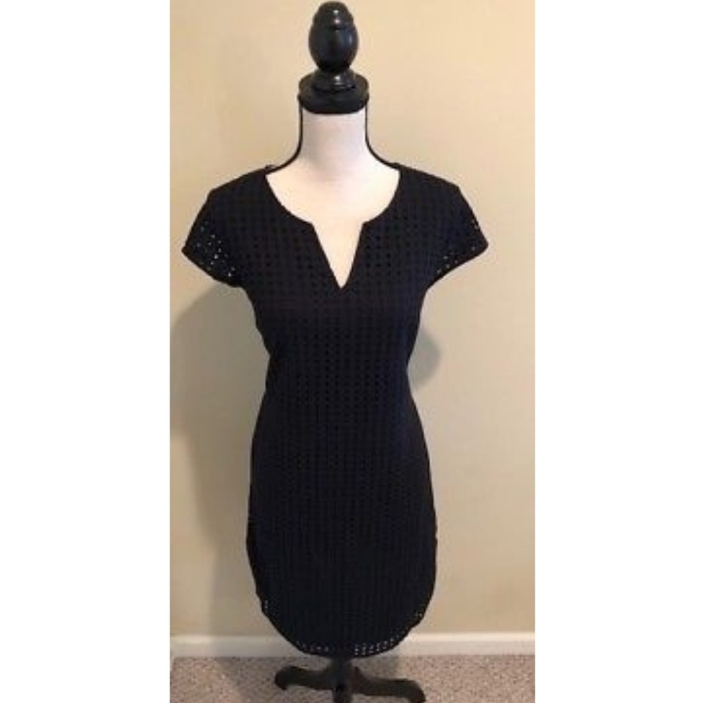 Black Eyelet Dress